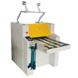 China Oil Heating Hydraulic Large Roll Film Laminating Machine With Slitting Rewinding FM520A on sale
