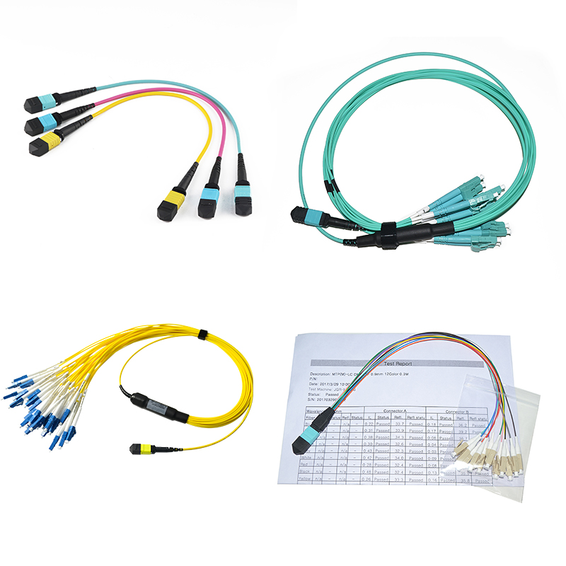 24 Core 36 Core Armoured Fiber Optic Cable , Outdoor Waterproof Pigtail Patch Cord