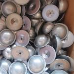 Galvanized Steel 28 Mm Dome Cap Washers To Fix 3 Mm Nails
