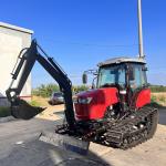 120HP Agricultural Farm Equipment Multifunctional Garden Small Crawler Tractor