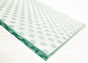 China Smooth Clear Patterned Glass , Patterned Tempered Glass 3~8mm Thickness wholesale