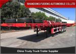 Air Suspension 40 Foot 3 Axles Flatbed Container Trailer