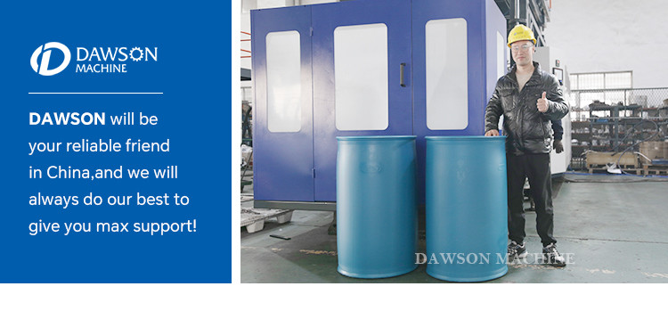 200L Plastic Drum Extrusion Blow Molding Machine Double Ring Barrel Blow Molding Machine