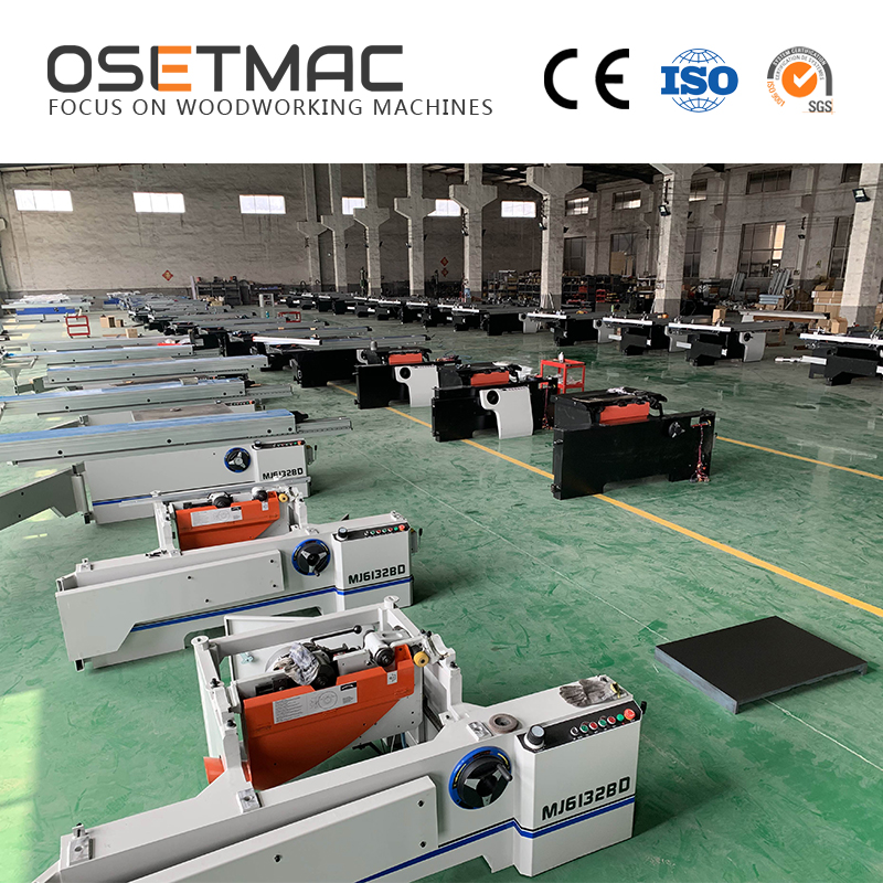 High Precision CNC-MJ6132S Sliding Table Saw with Push Table 800 KG Weight