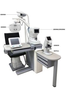 China Economic Ophthalmic Chair Unit Multifunctional Combination Table Chair Unit GD7511 wholesale