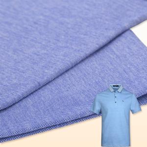 China Lightweight Cotton Pique Material Low Shrinkage Soft Striped Stretch Fabric wholesale