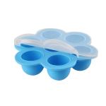 Cute Flower Shaped Food Grade High Quality Silicone Egg Bites Mold With Plastic