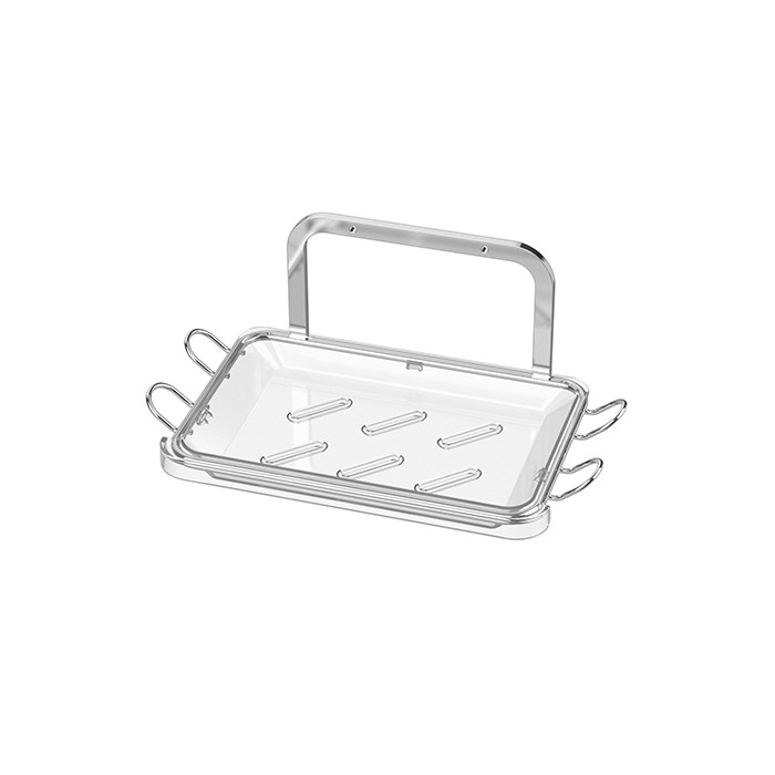 Convenient Wall Mounted Bathroom Hanging Shower Caddy With Suction Cup