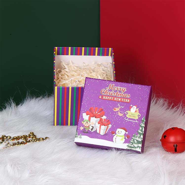 Christmas Eve Apple Custom Paper Packaging Box Candy Paper Bag Cookies Box Packaging