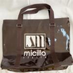 PVC mirror leather lacquered leather split off shoulder bag travel bag shopping