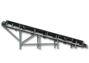 China Inclined Belt Conveyor , Automatic Conveyor Belt Carbon Steel Structure wholesale