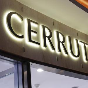 China Customized Acrylic Paint Backlit LED Letters Halo Illuminated Signs wholesale