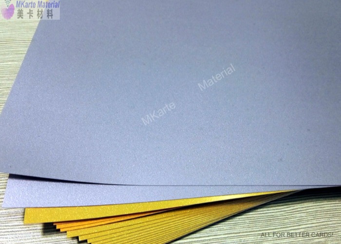 Silver Inkjet Printable PVC Sheets A4 A3 Size With Excellent Ink Adhesion