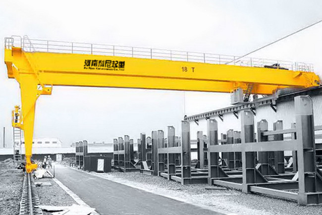 Outdoor Rail Mounted Single Box Girder Mobile Gantry Crane