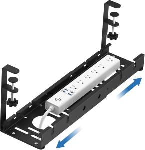 China Sturdy Metal Cable Tray Basket with Clamp The Ultimate Under Desk Cable Management Tool wholesale