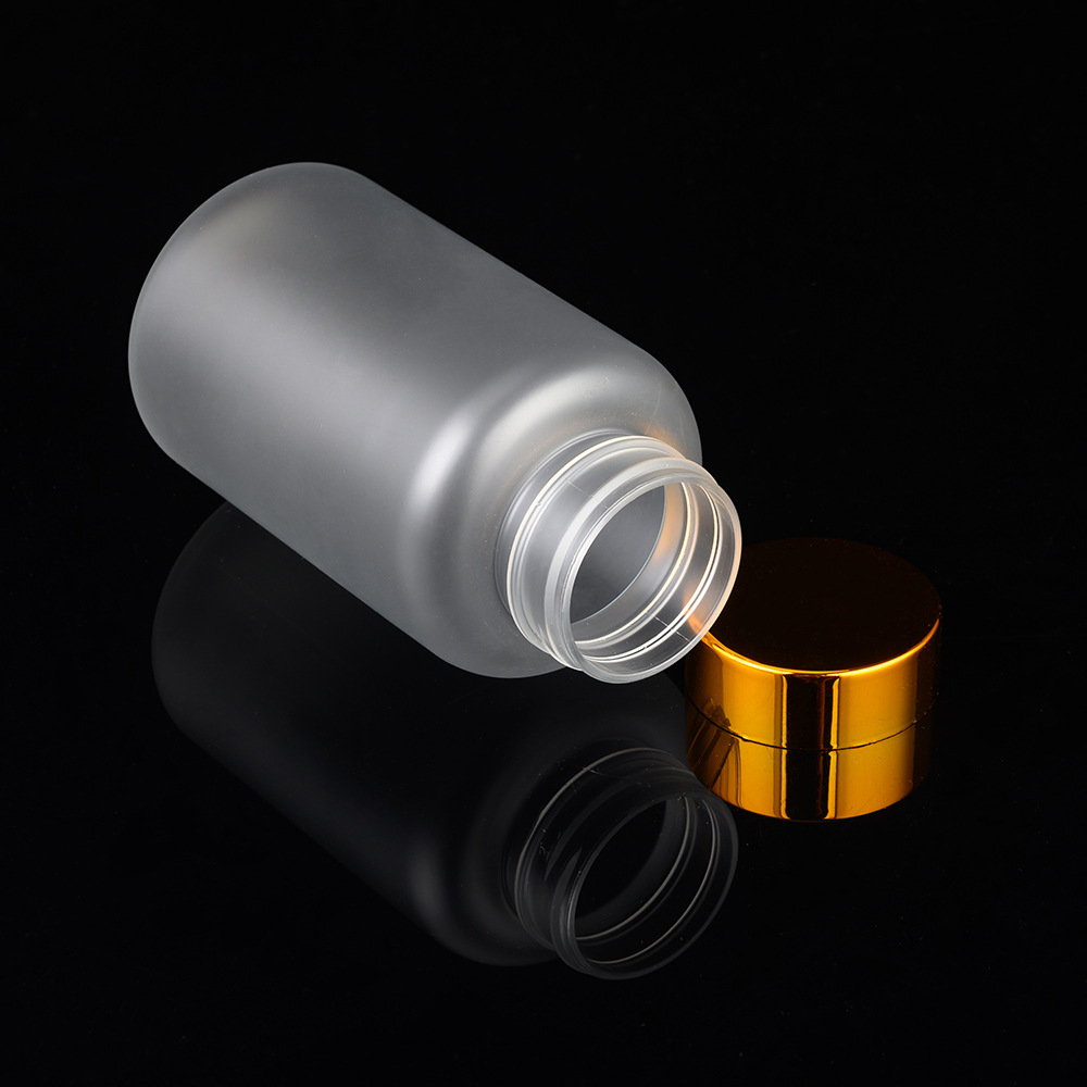 Provide PET Pharmaceutical Green Pill Tablet Packaging Bottle Container for Clear Frosted Plastic Vitamin Capsule Bottle