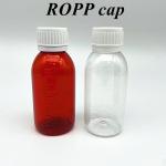 120ml Cough Syrup Bottle Measurements PET Small Bottle For Liquid Medicine