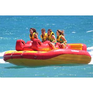 China 6 Persons Crazy Water Toys 0.9mm PVC Towable Inflatables wholesale