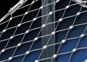 China Anti - Rust SS316 Wire Rope Mesh , Wire Rope Netting For Protection Use wholesale