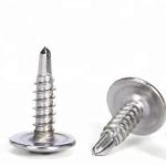 Recessed Self Drilling Tapping Screws Shallow Flange Pan Washer Head