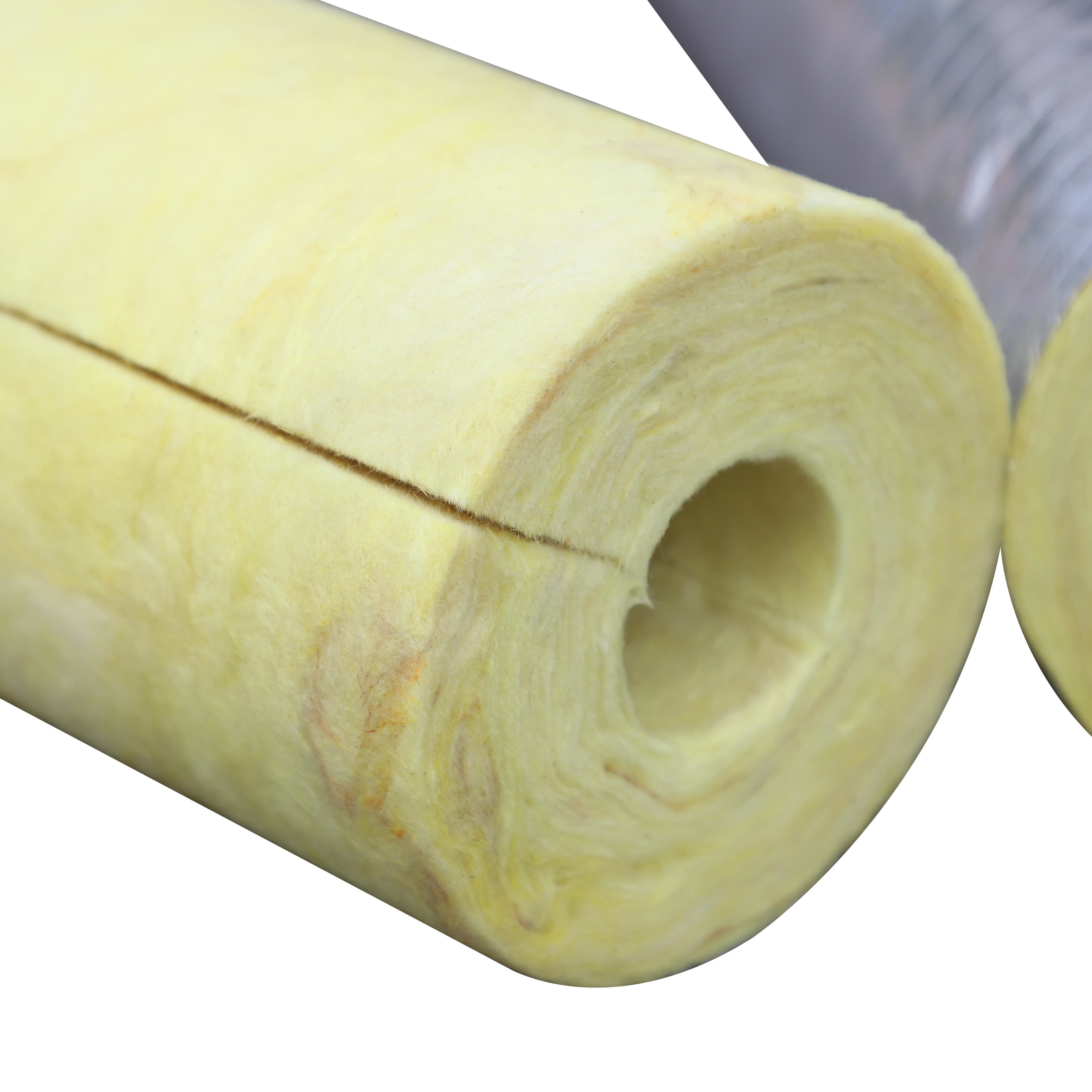 Pre-Slit Fiberglass Pipe Insulation for Cold Water Pipes Chemical Resistance