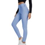 Light Blue XXS-XL Horse Riding Pants Silicone Women Equine Racing Breeches