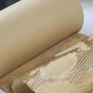 China Degradable 80gms Honeycomb Kraft Wrapping Paper wholesale