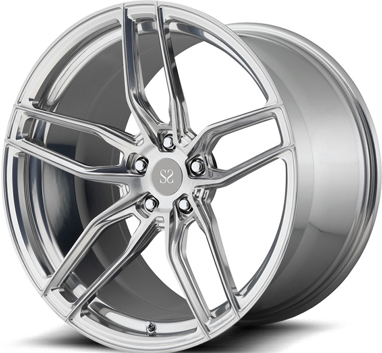 18 Inch Black Forged Aluminum Alloy Monoblock Wheels Rim For Luxury Car