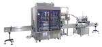 Peanut Oil Automatic Packaging Machine , 1800bph Oil Bottle Filling Cap Machine