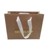 Printed Kraft Merchandise Bags Brown Kraft Paper Carrier Bags Packaging