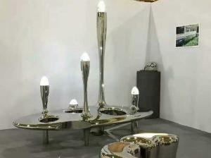 China Stainless steel sculpture with mirror finish wholesale