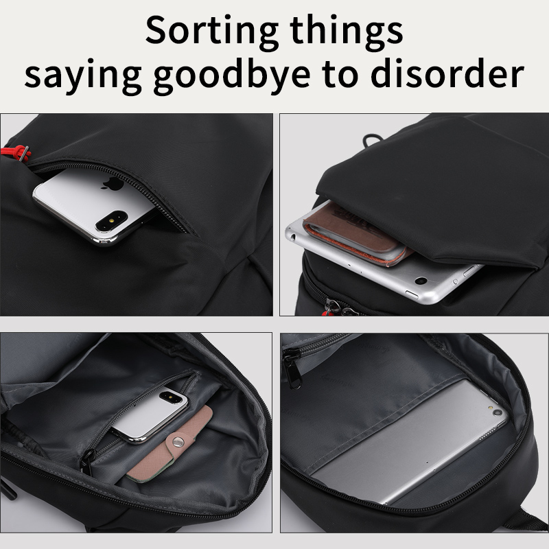 Outdoor Travel Multifunctional Men's Chest Bag Small Waterproof Sling Bags Single Shoulder Crossbody Bag for Men