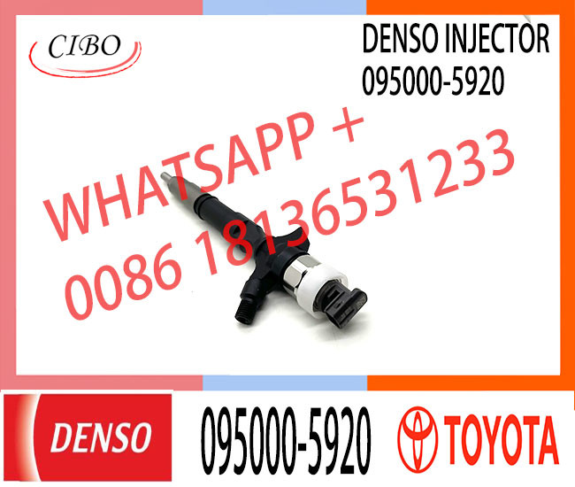 Common Rail Injector 23670-30110 095000-6180 095000-5920 for Diesel Engine 1KD-FTV