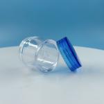 Travel-Friendly 20g 30g Small Clear Plastic Jar with Lid Cosmetic Cream Jar
