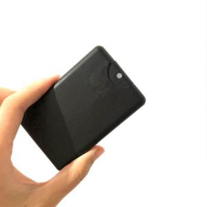 China Black Portable Capacity 10ml 20ml Card Spray Bottle wholesale