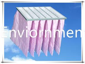 China 610mm Galvanized Frame F6 Nonwoven Pocket Filter Bag wholesale