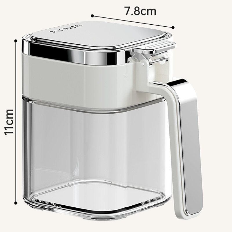 2024 New Arrival Kitchen Seasoning Storage Container Tea Coffee Sugar Salt Glass Spice Jars With Stainless Steel Lids