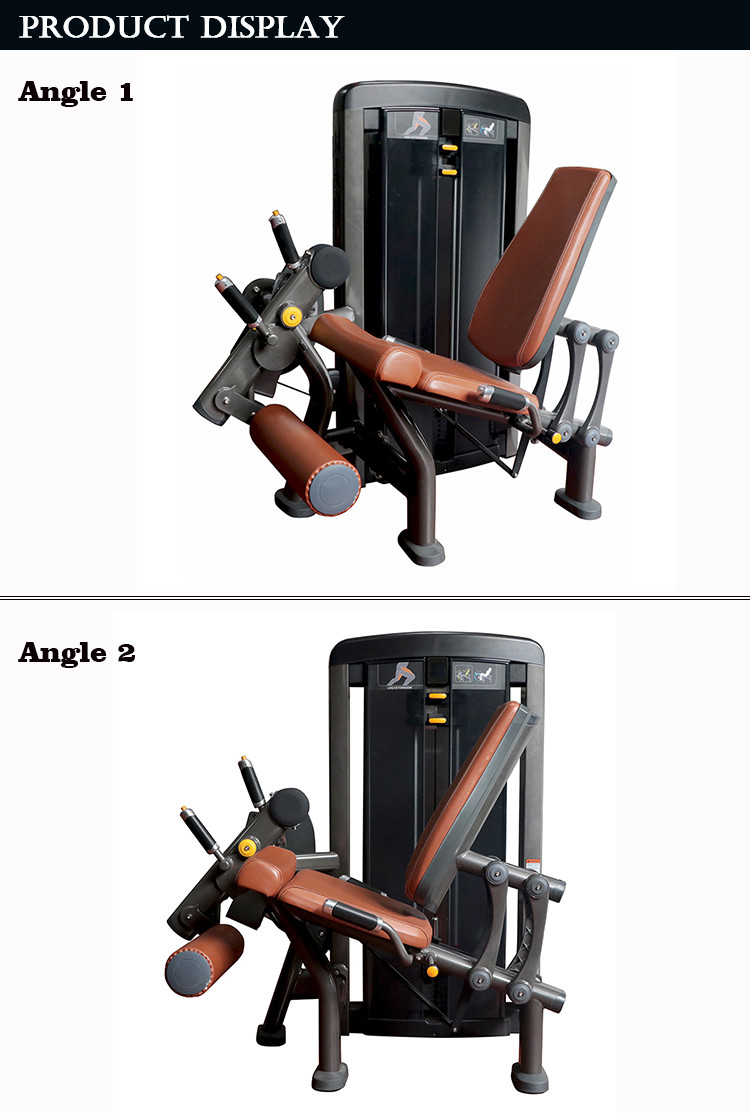 Integrated Heavy Duty Gym Equipment , Leg Extension Machine CE ISO Approval