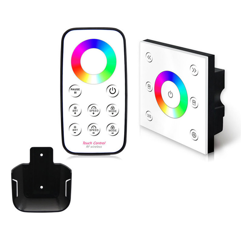 4A/3CH Output Led Strip Light Touch Remote Controller Standard 86 Style Socket