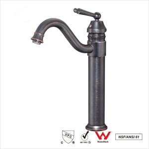 China Oil Rubbed Bronze Water Mixer Tap , Concrete Chrome Basin Faucet wholesale