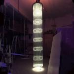 Customized colorful fiber optic dropping ball chandeliera(WH-NC-120)