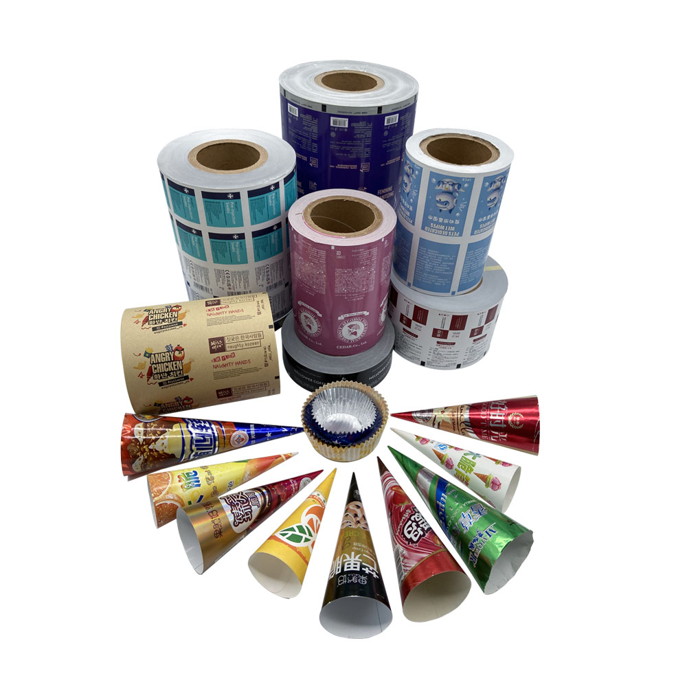 Custom Printed Sugar Powder Stick Sachet Packing Paper with Single Side PE Coating