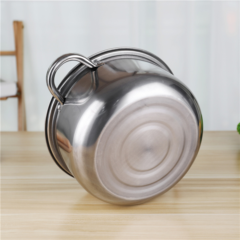 Different lid kitchen food cooking pot combination cookware set with kettle