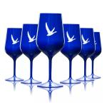 Party Vodka Reusable Plastic Wine Glasses White Blue Grey Goose Acrylic Glasses