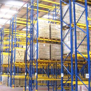China 2.5T Selective Pallet Racking Length 2700mm Industrial Warehouse Shelving wholesale