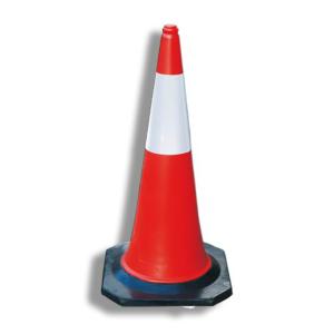 China Durable High Visibility Traffic Cones , 1000mm Lightweight Collapsible Traffic Cone wholesale