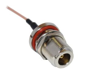 China Bulkhead 50 ohm Female Male RF Connector wholesale