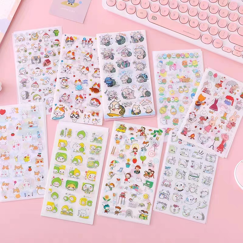 Colorful Adhesive Daily Planner Sticker 16.5*8.8CM For Promotion