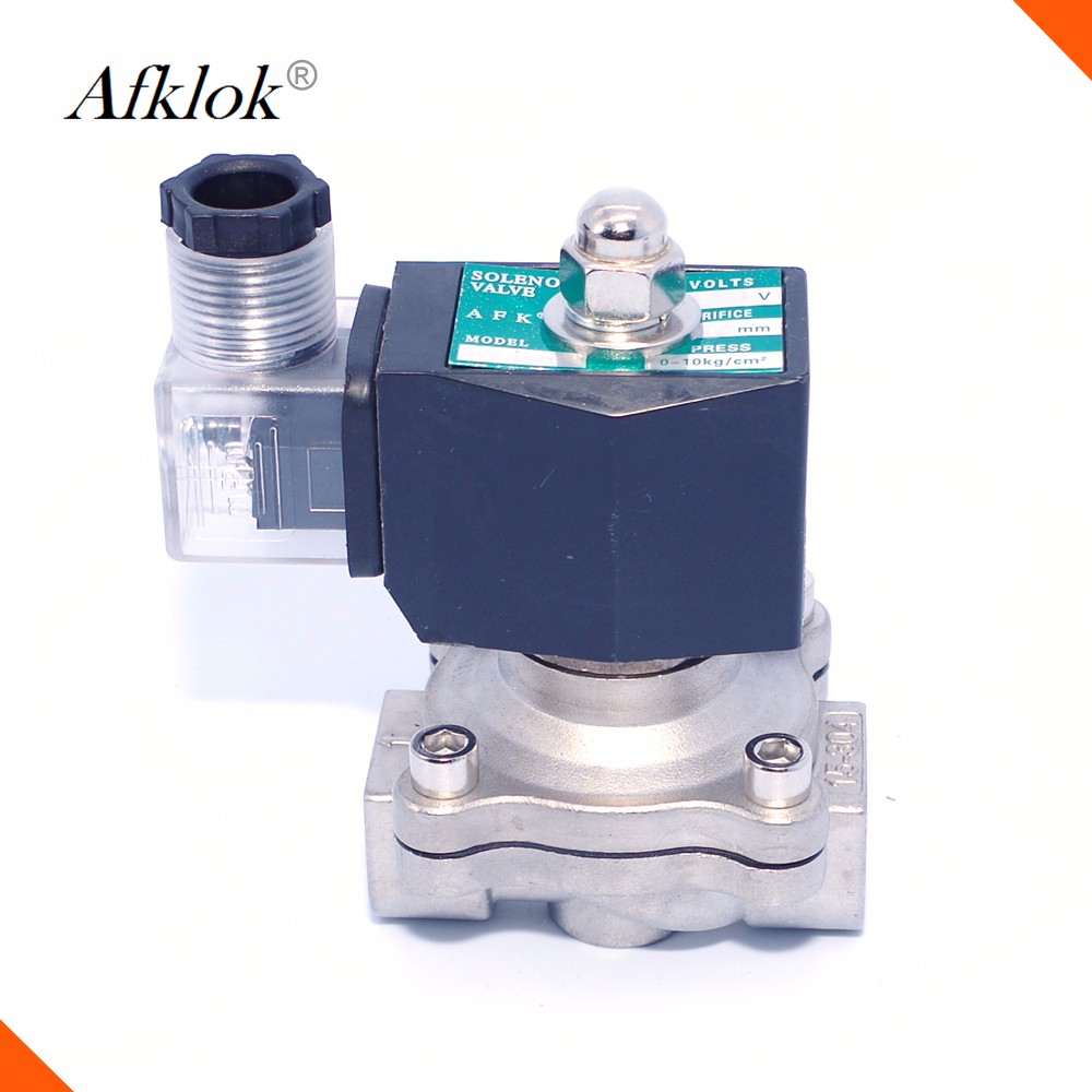 SS304 1 inch 24 Volt Normally Closed Water Solenoid Valve