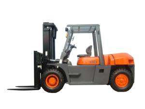 China 8 Ton Diesel Powered Forklift 4wd Forklift Pallet Truck 18 Months Warranty wholesale